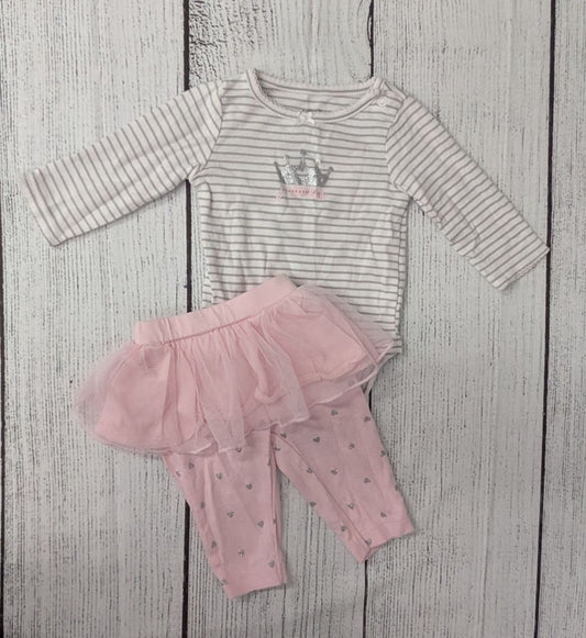 Carters Princess Outfit - 3mo