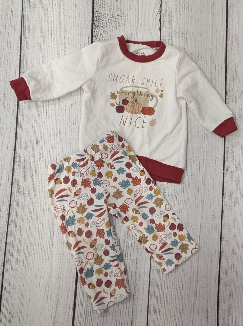 Chick Pea Fall Outfit - 12mo