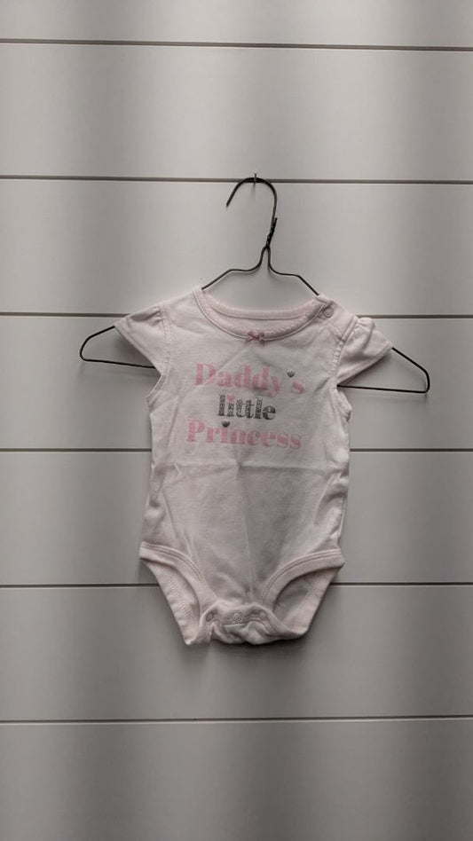 Carters "Daddy's Little Princess" Short Sleeve - 3mo