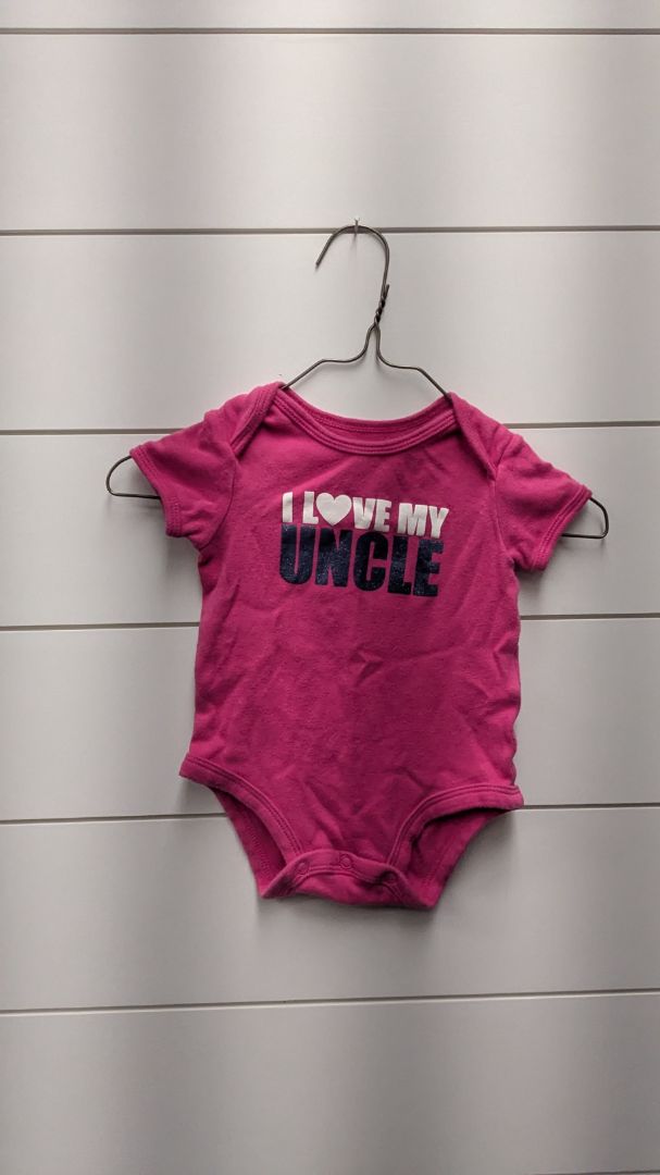 Carters "I Love my Uncle" Short Sleeve - 3mo