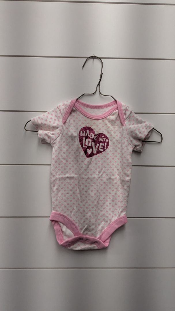 "Made with Love" Short Sleeve - 3mo