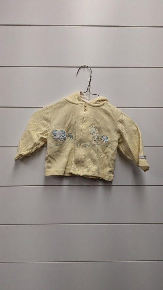 Carters Zoo Animal Zip-Up Sweatshirt - 3mo