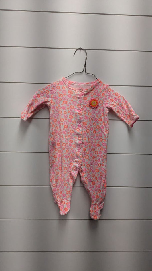 Carters Floral Pajamas - 3mo