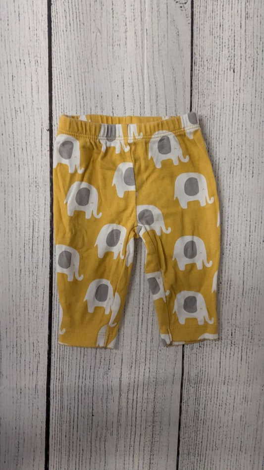 Carters Elephant Leggings - 3mo