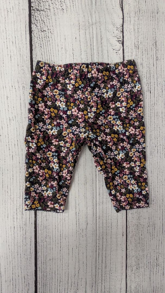 Carters Floral Leggings - 3mo