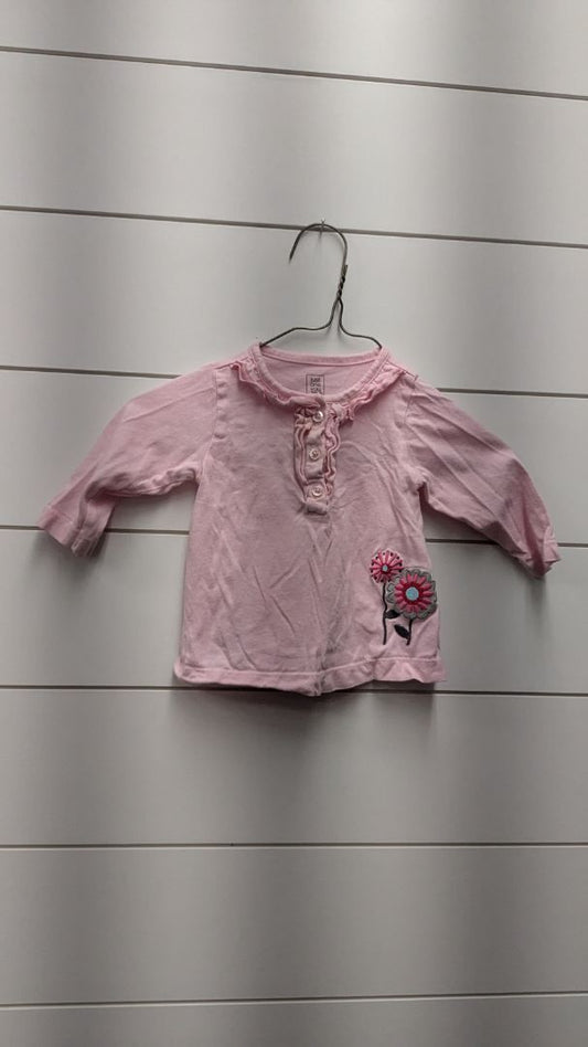 Carters Flower Long Sleeve - 3mo