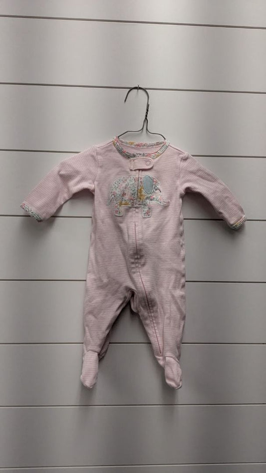 Carters Elephant Pajamas - 3mo