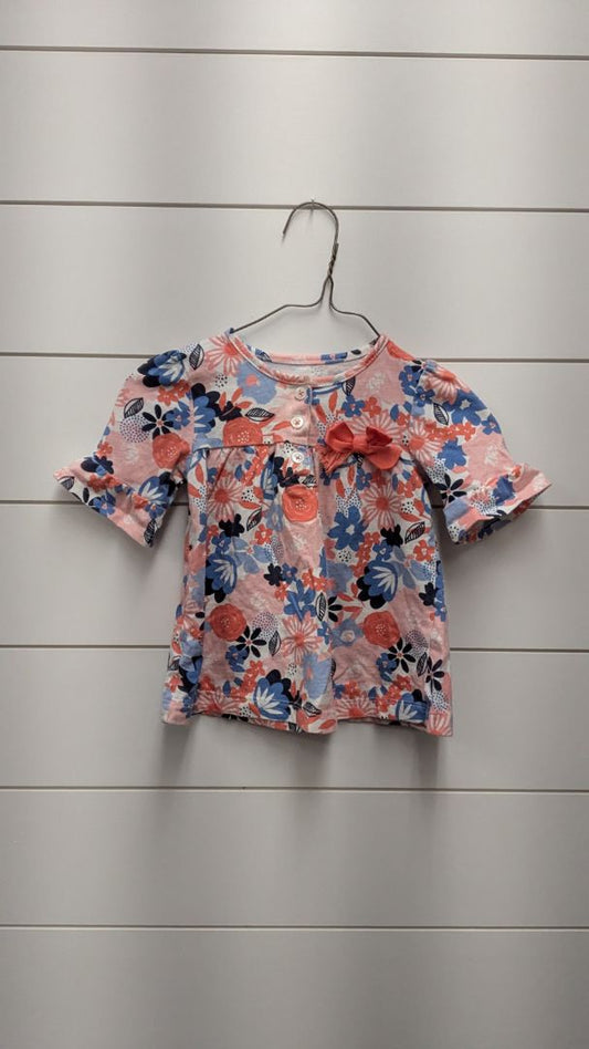 Carters Floral Short Sleeve - 18mo
