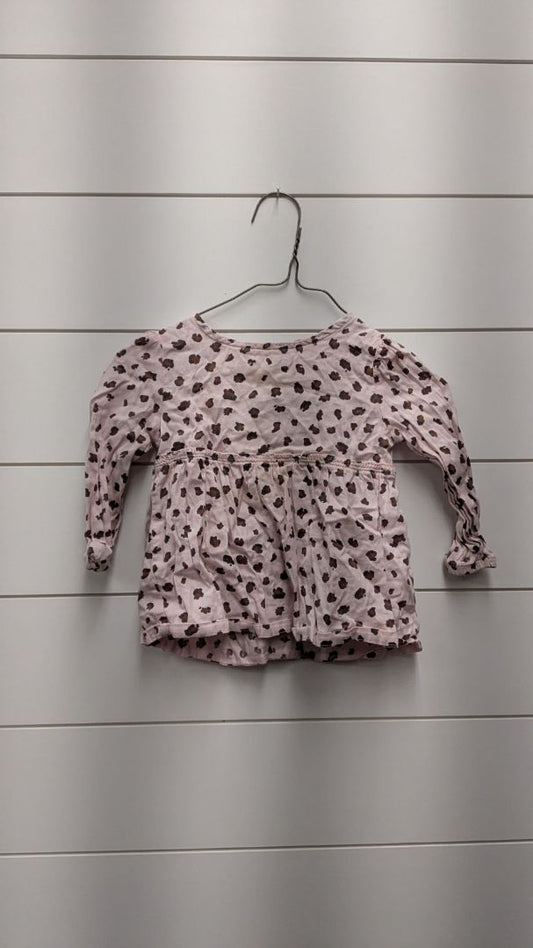 Carters Cheetah Print Long Sleeve - 18mo