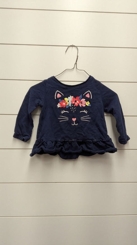 Carters Cat Long Sleeve - 18mo