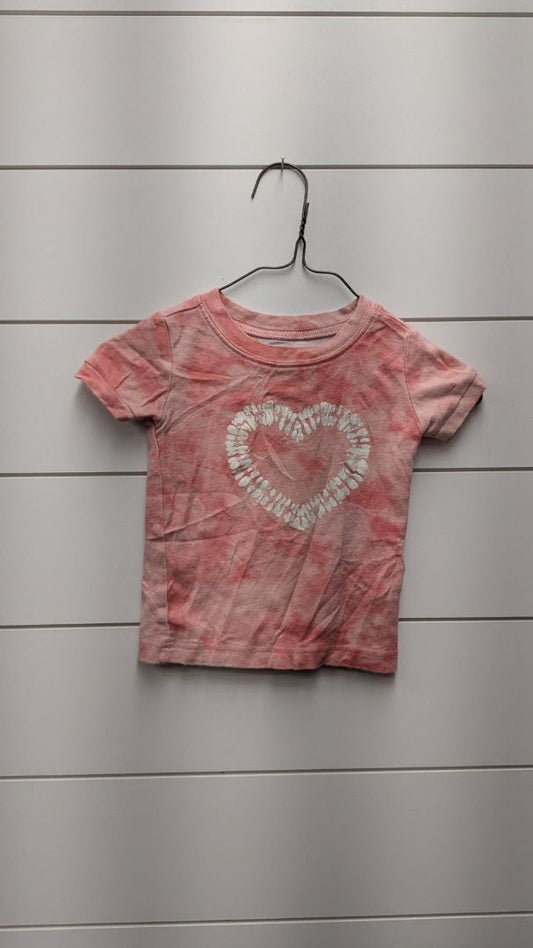 Old Navy Tye-Dye Heart Short Sleeve - 18mo