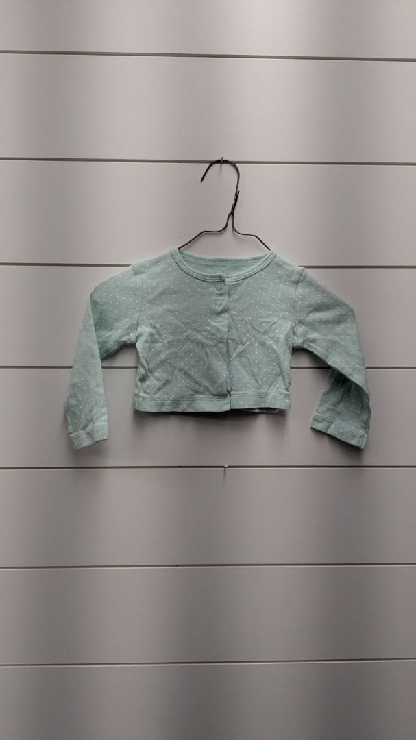 Carters Button-Up Polka Dot Long Sleeve - 9mo