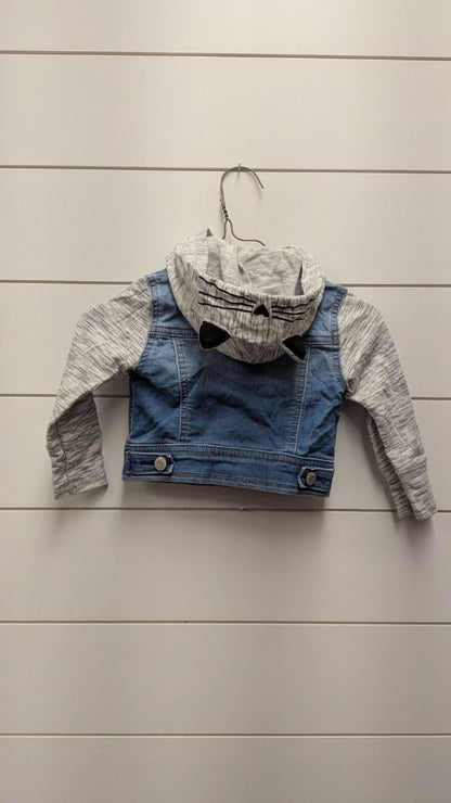 Cat & Jack Cat Hooded Jacket - 12mo
