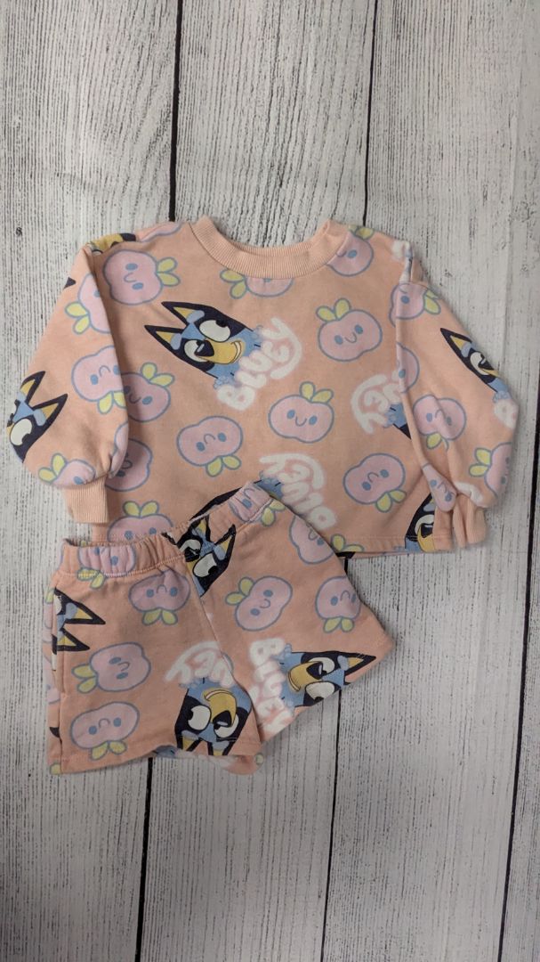 Bluey Sweater Outfit - 18mo