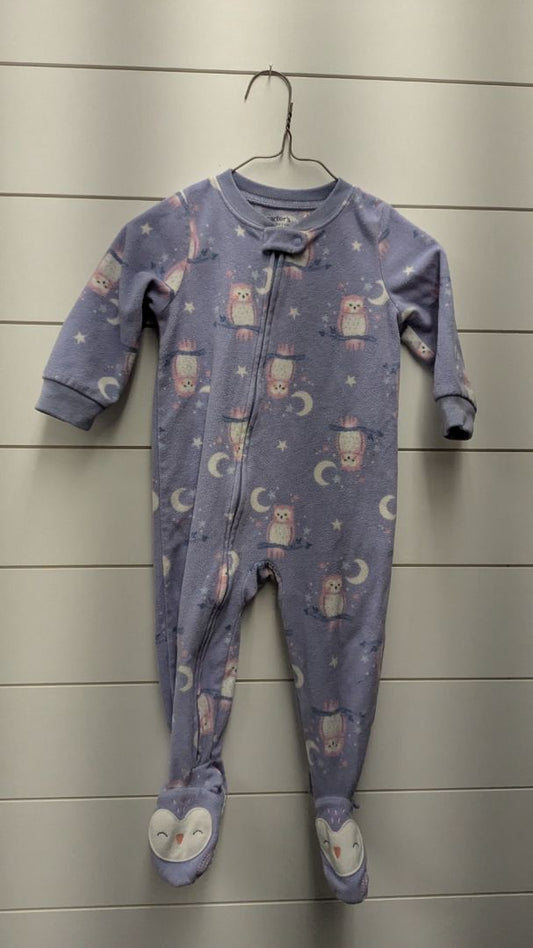 Carters Fleece Owl Pajamas - 18mo