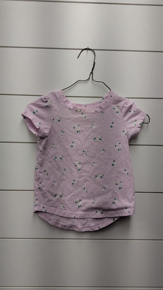 Cat & Jack Floral Short Sleeve - 18mo