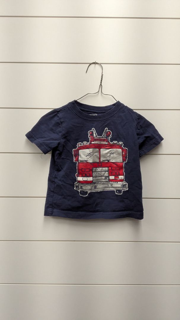 Carters Firetruck Short Sleeve - 18mo