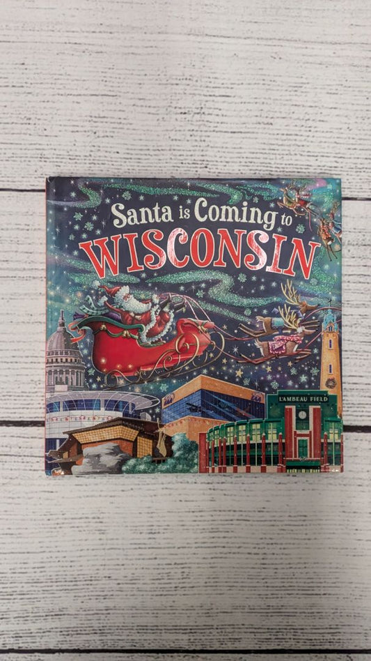 Santa is Coming to Wisconsin Book
