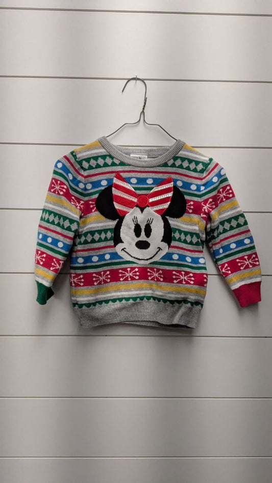 Disney Baby Minnie Mouse Christmas Sweater - 24mo