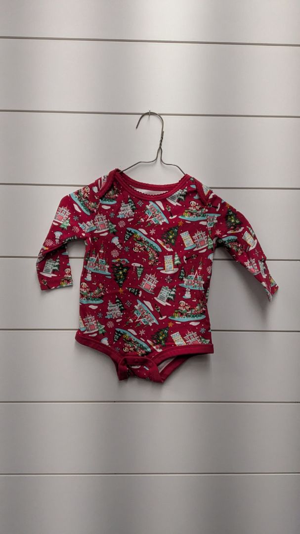 Disney Mickey Mouse Christmas Long Sleeve - 12mo