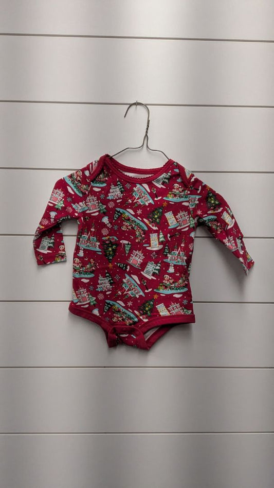 Disney Mickey Mouse Christmas Long Sleeve - 12mo