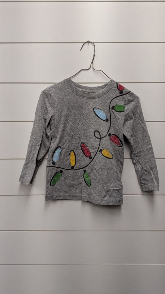 Jumping Beans Christmas Lights Long Sleeve - 3t