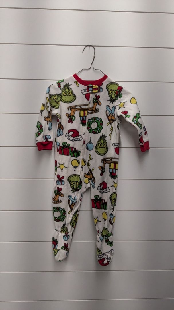 Grinch Fleece Pajamas - 18mo