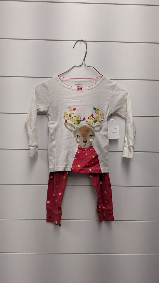 CARTERS Holiday Pajamas - 24mo