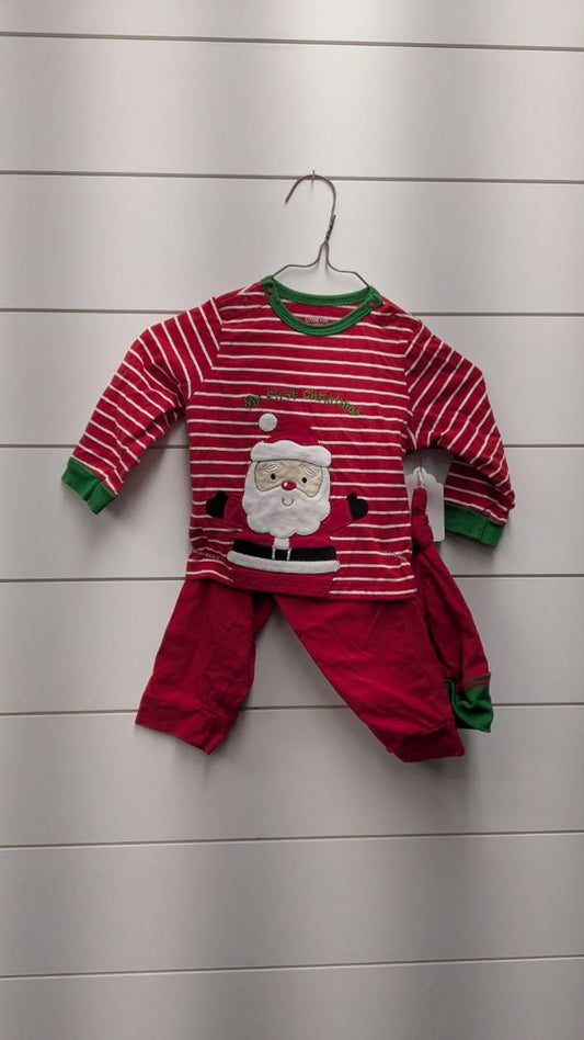 Little Me 3pc My 1st Christmas Pajamas - 12mo