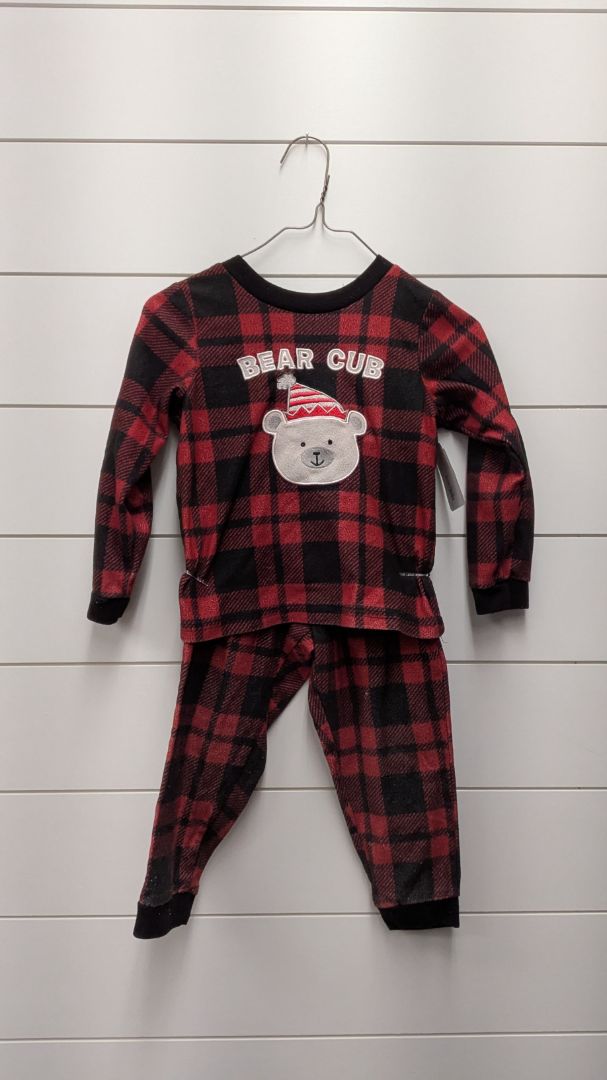 Cuddl Duds Plaid Pajama Set - 3t