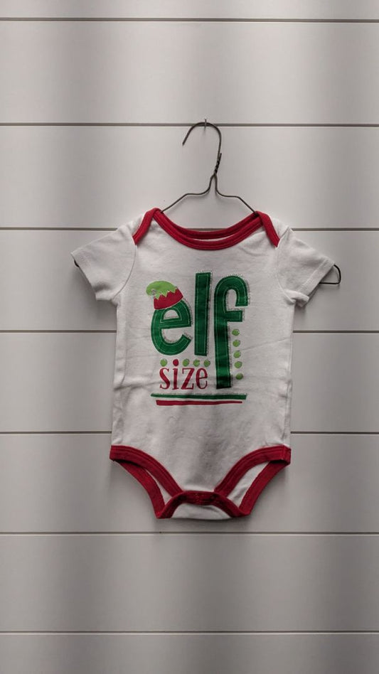 "Elf Size" Short Sleeve - 12mo