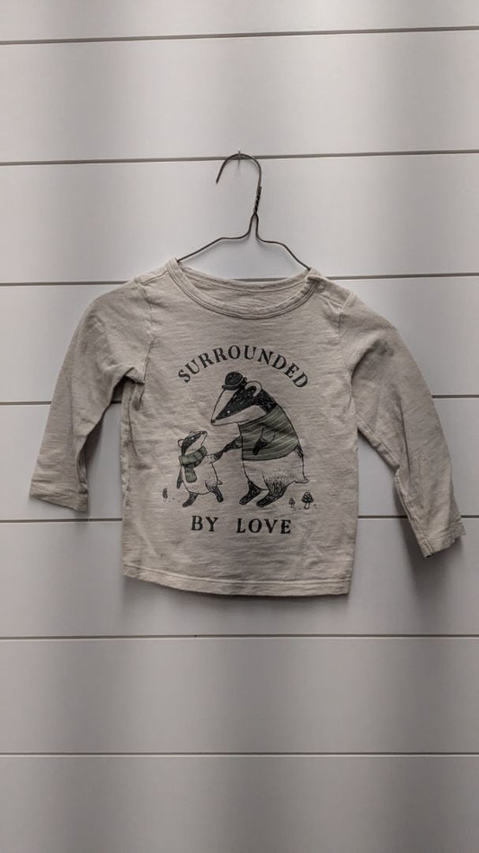 LITTLE CO Winter Animal Long Sleeve - 18mo