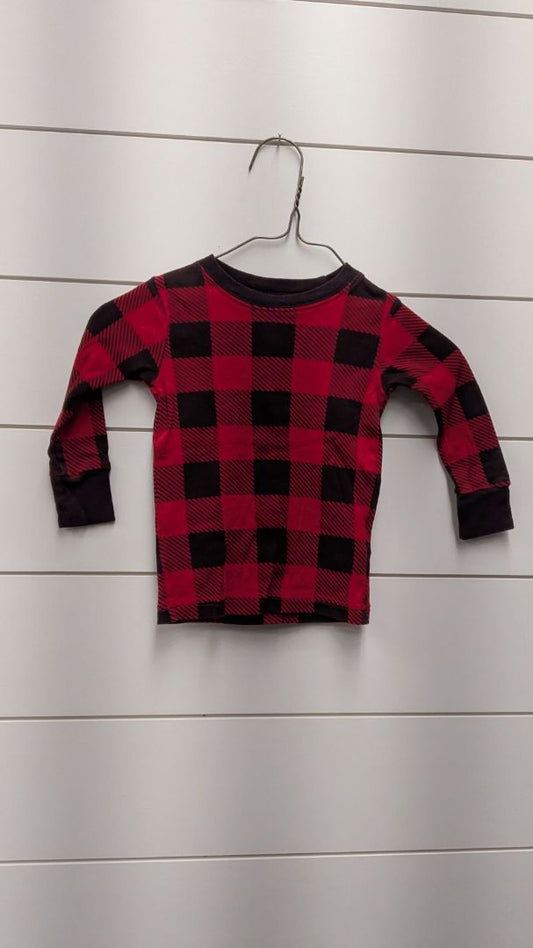 Carters Plaid Long Sleeve - 12mo