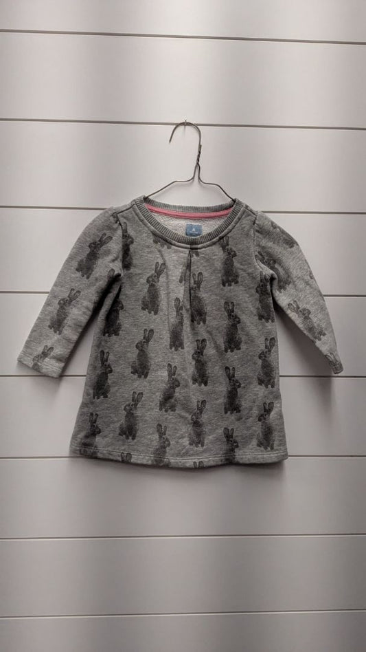 Baby Gap Fleece Bunny Dress - 18mo