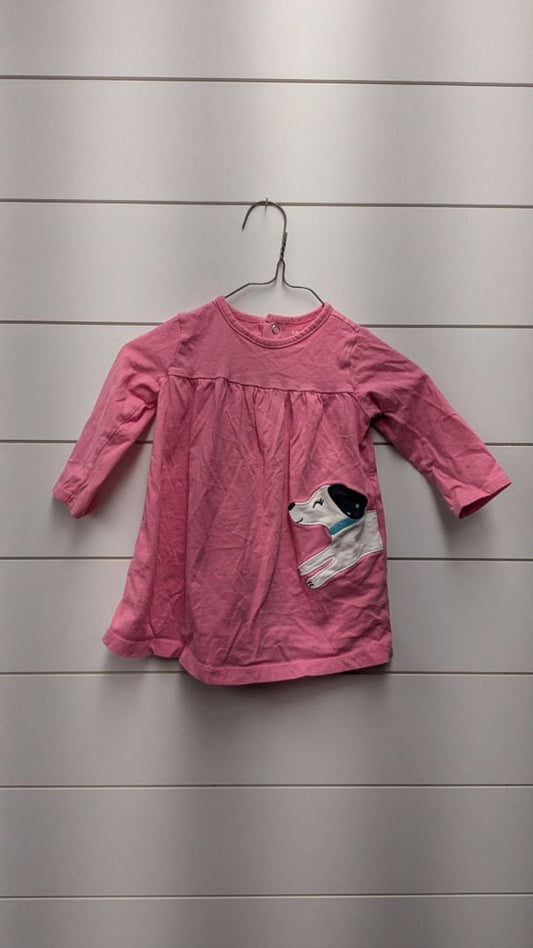 CARTERS Long Sleeve Dog Dress - 12mo