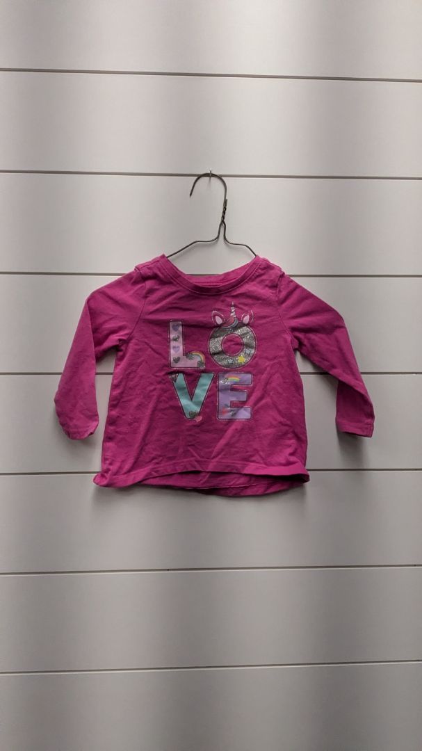 The Children's Place Unicorn "Love" Long Sleeve - 9mo