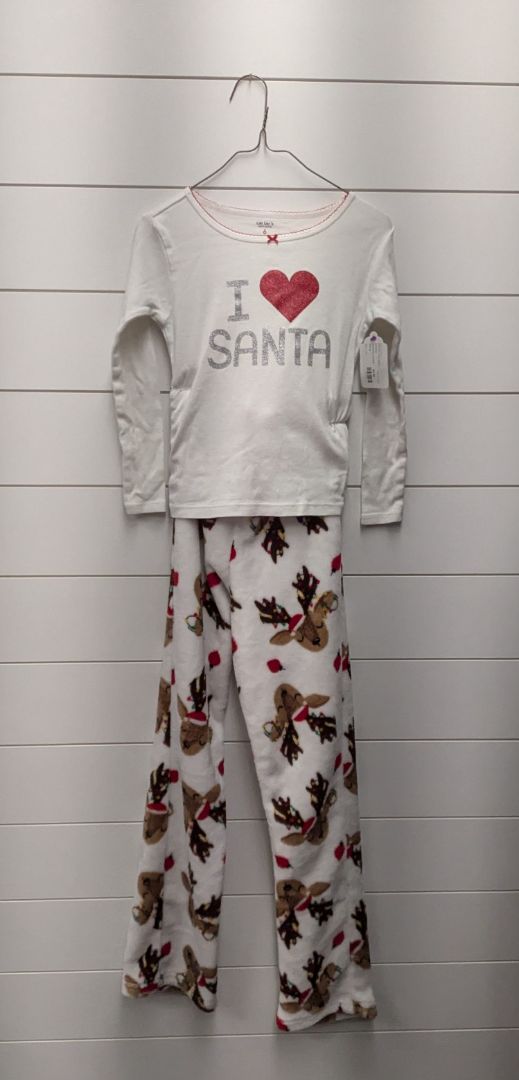 Carters 2PC PJs I Love Santa - 6