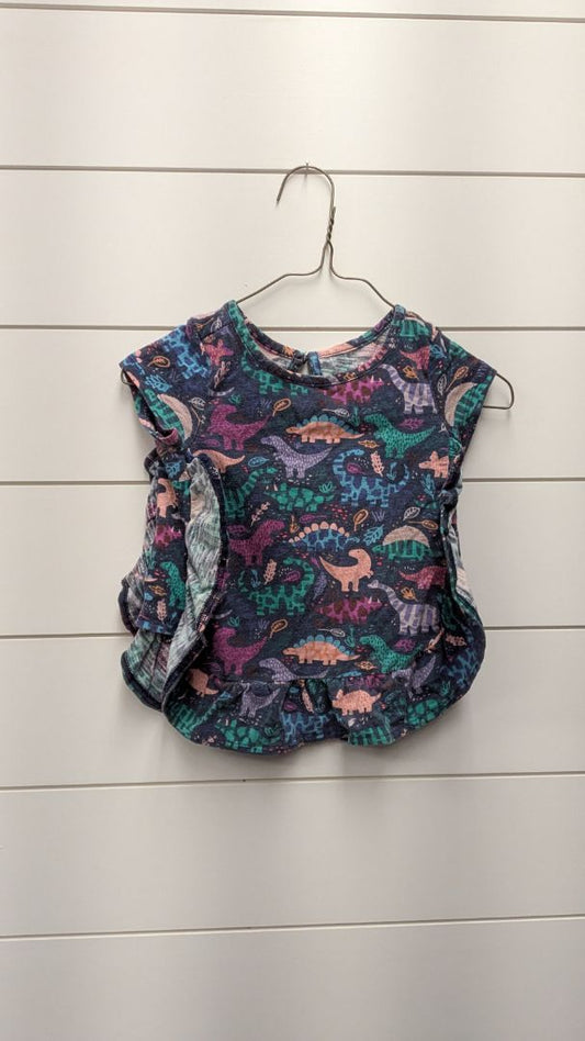 Cat & Jack Dinosaur Short Sleeve - 2t