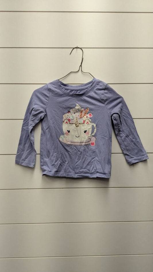 Cat & Jack Unicorn Long Sleeve - 2t