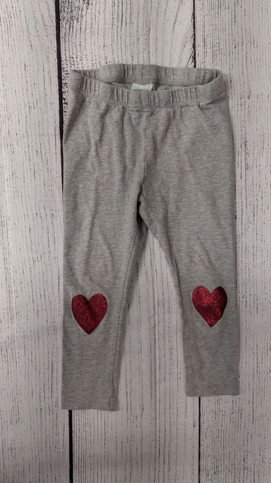 Crazy 8 Heart Leggings - 24mo