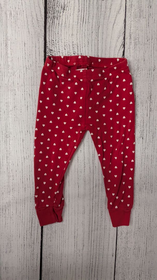 Carters Heart Leggings - 12mo