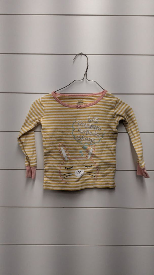Carters Bunny Pajama Top - 2t