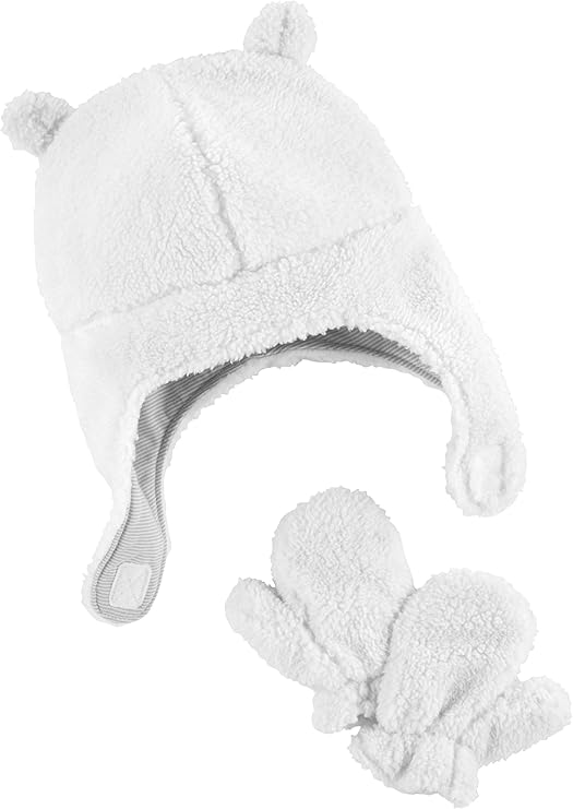 Carter's Baby Hat & Mitten Set NWT - Ivory 12mo-24mo