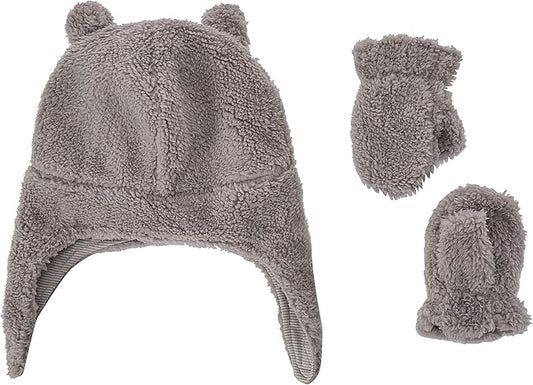 Carter's Hat & Mitten Set NWT - Grey 12mo-24mo