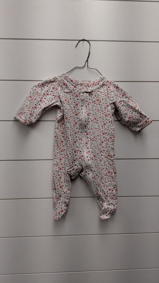 Carters Floral Pajamas - 3mo