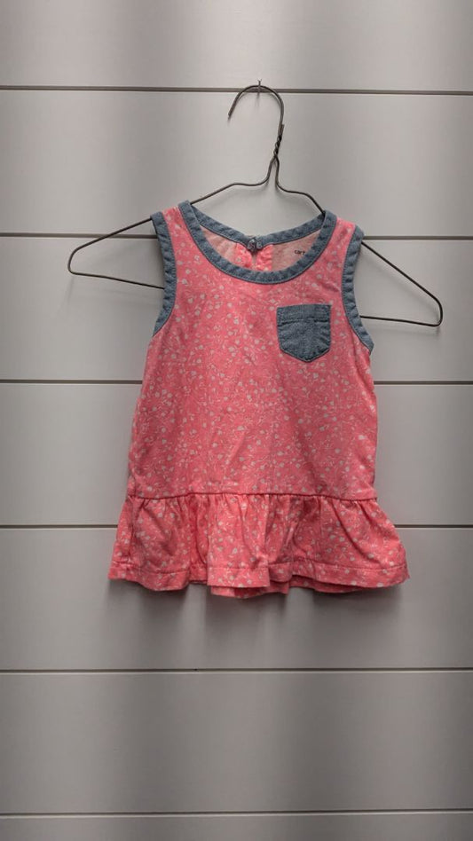 Carters Floral Tank Top - 9mo
