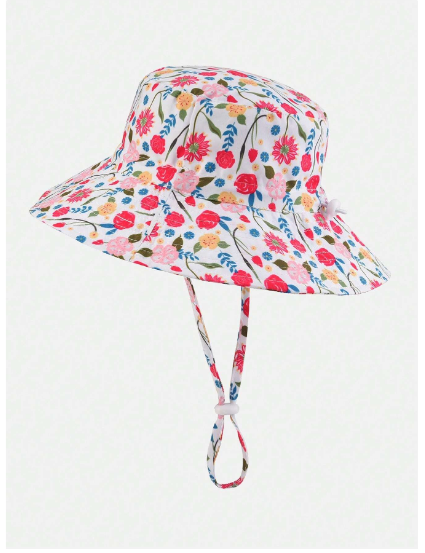 Summer Sun Hat w/ Adjustable Straps