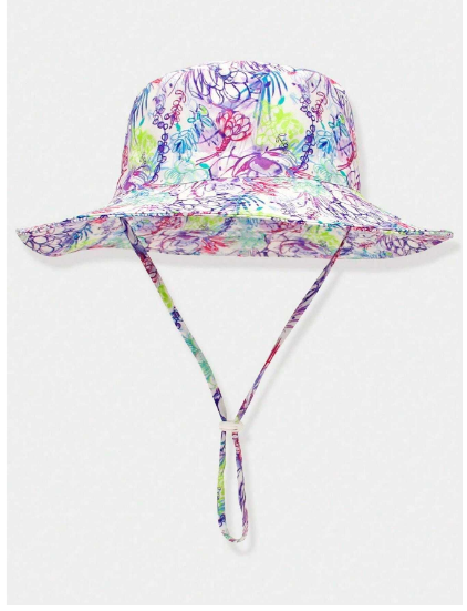 Summer Sun Hat w/ Adjustable Straps