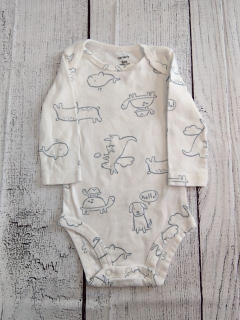 Carters Animal Long Sleeve - 6mo