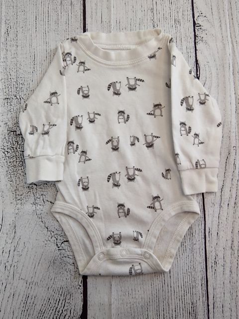 Carters Raccoon Long Sleeve - 6mo